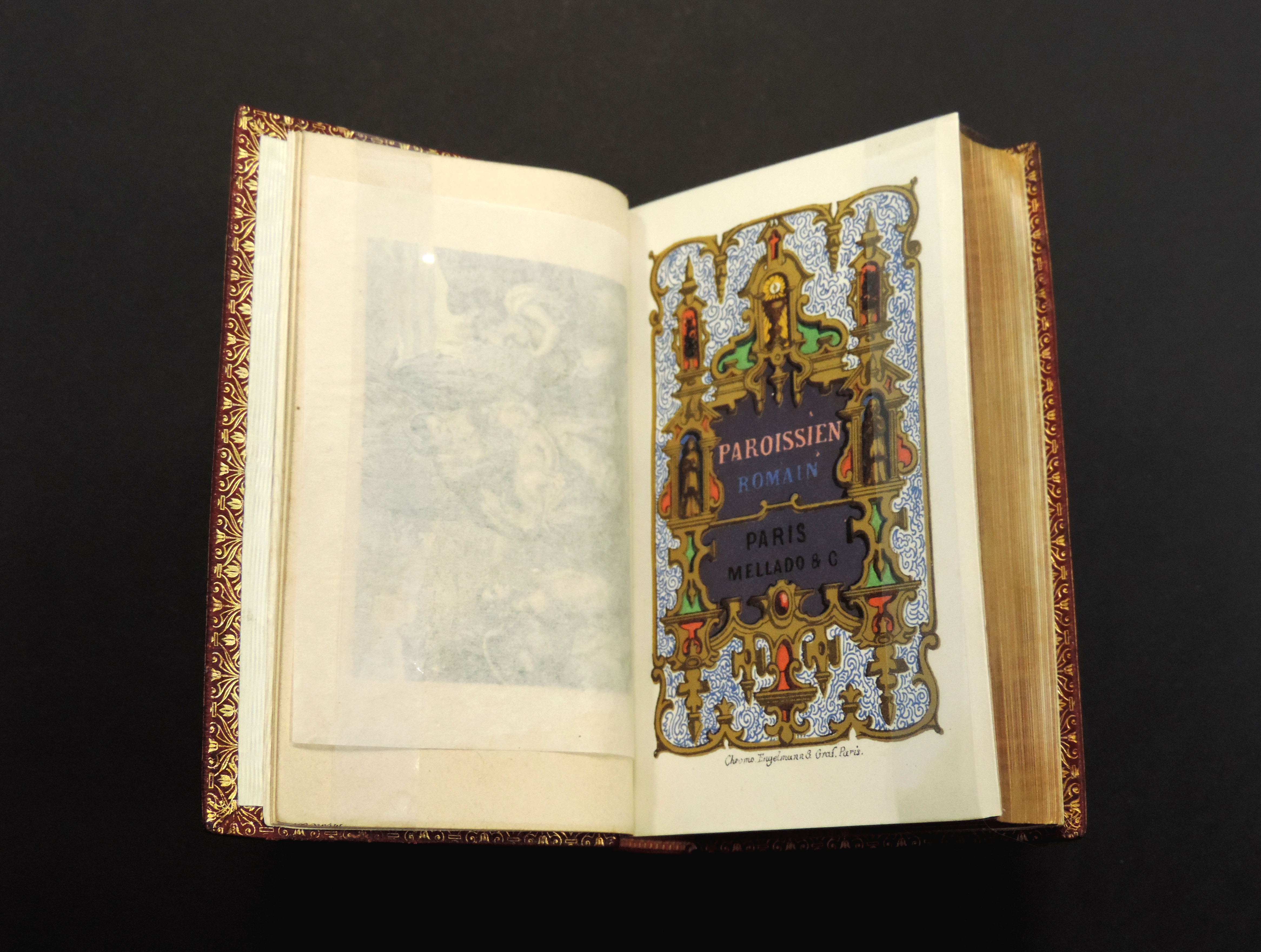 Editado en Paris por los Sucesores de Francisco de Paula Mellado y Cía., posterior a 1864. Cromolitografía de Engelmann.
